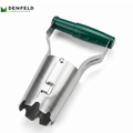 handheld seedling transplanter tool for garden planting and hole drilling
