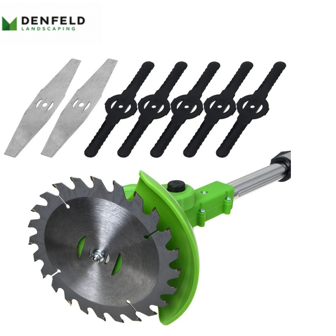 cordless brushless weed trimmer for lawn edge and garden maintenance

