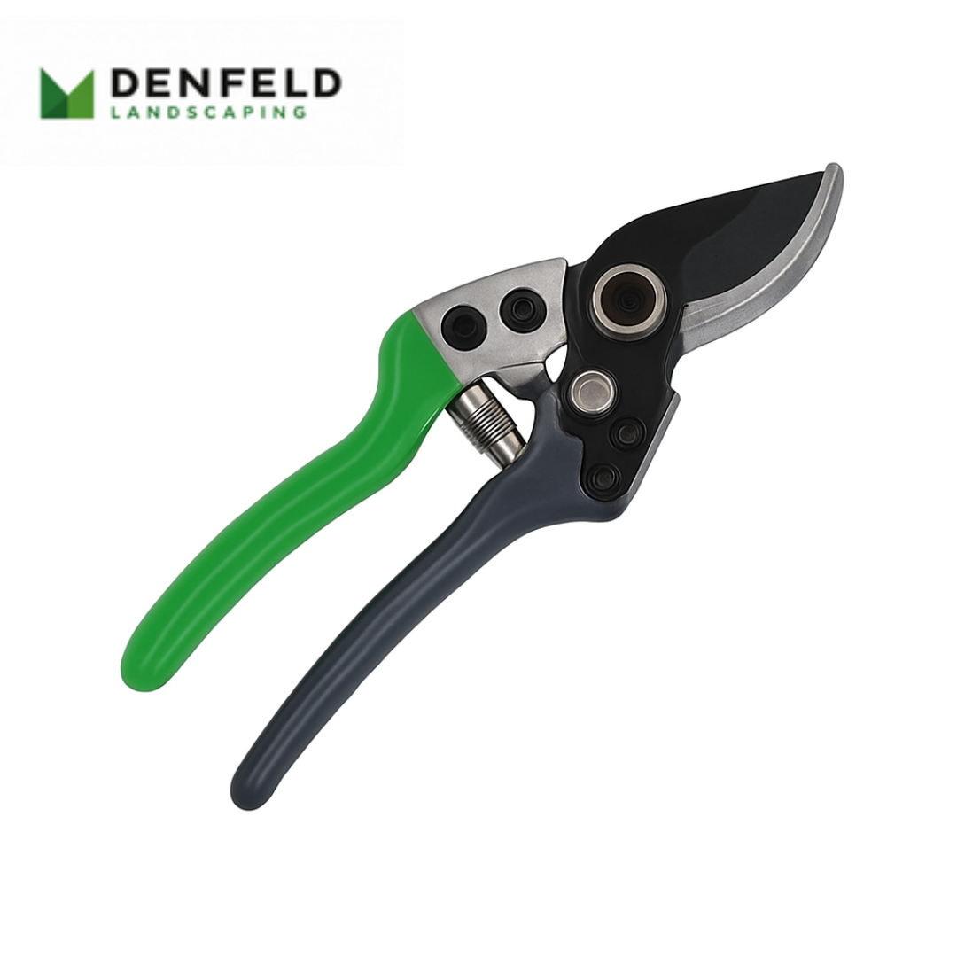 garden pruning shears for fruit tree branch trimming and maintenance
