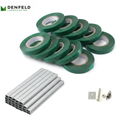 vine support tapetool with tape rolls for fast plant tying
